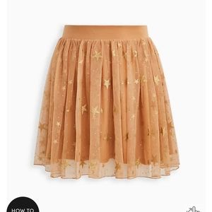 Tulle Skater Mini Skirt